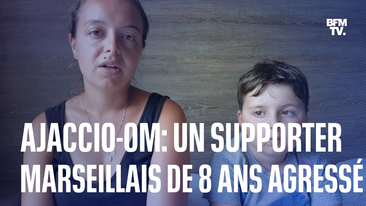 “Ils ont pris mon maillot et ils l’ont brûlé”: Kenzo, supporter marseillais de 8 ans et agressé lors du match Ajaccio-OM, témoigne