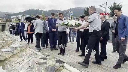 Une gerbe a été déposée à Yeşilırmak à Tokat