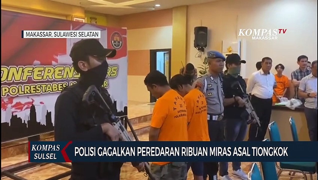 Polisi Gagalkan Peredaran Ribuan Miras Asal Tiongkok