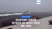 China accuses US of provocation with manoeuvres in Taiwan Strait