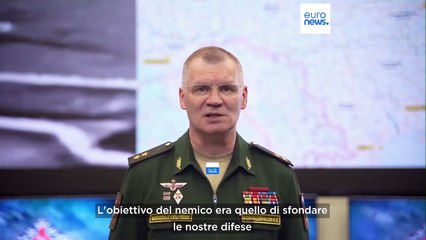 Difesa russa: "Respinta offensiva su larga scala ucraina nel Donetsk"