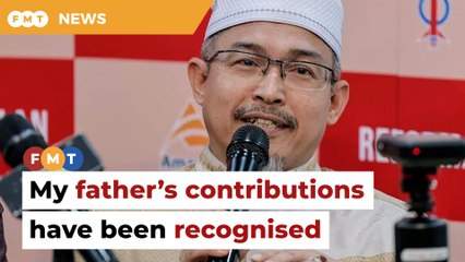 ‘Tan Sri’ title for Nik Aziz a huge honour for family, says son