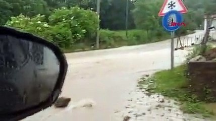 Samsun’da cadde ve sokaklar göle döndü