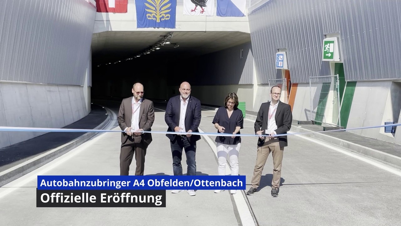 Eröffnung Autobahnzubringer A4 Obfelden/Ottenbach