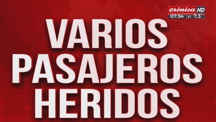 Choque y vuelco de colectivo en Salta: un muerto y varios heridos