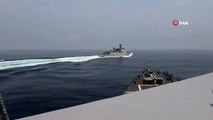 Çin savaş gemisi Tayvan Boğazı'nda ABD gemisine yakın temas