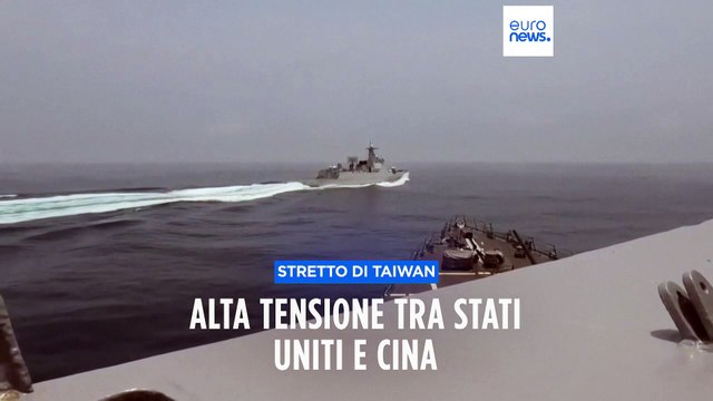 Stati Uniti e Cina si accusano a vicenda di un incidente tra navi nello Stretto di Taiwan