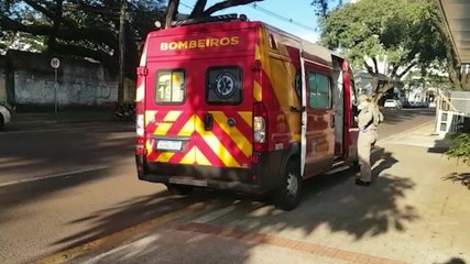 Criança fica ferida após ser atropelada no estacionamento da FAG