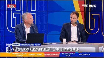 "Fallait pas faire le mariole" : un supporter d'Ajaccio crée la polémique dans les Grandes Gueules après l'agression d'un jeune fan l'OM atteint d'...