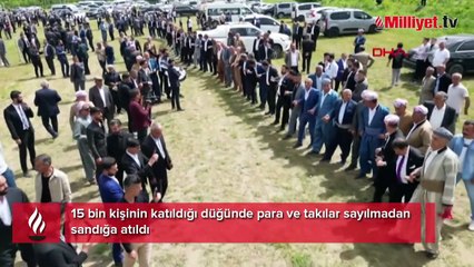 Yine aşiret düğünü! Gelin altınları taşıyamadı, düğüne 15 bin kişi katıldı