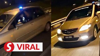 Kulai police hunting trio who posed as cops seen in car chase viral video
