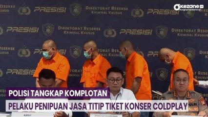 Polisi Tangkap Komplotan Pelaku Penipuan Jasa Titip Tiket Konser Coldplay