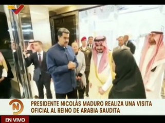 Altas autoridades de Arabia Saudita recibieron fraternalmente al Presidente Nicolás Maduro