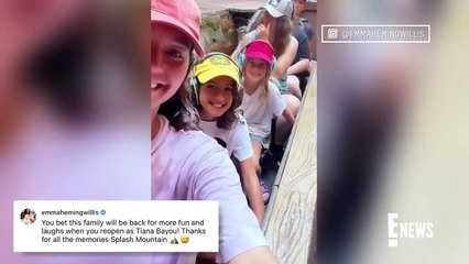 Bruce Willis Is All Smiles During Family Outing at Disneyland _ E! News