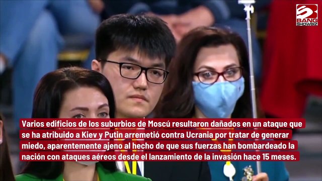 Vladimir Putin acusa a Ucrania de intentar 'atemorizar' a Rusia con ataques de drones