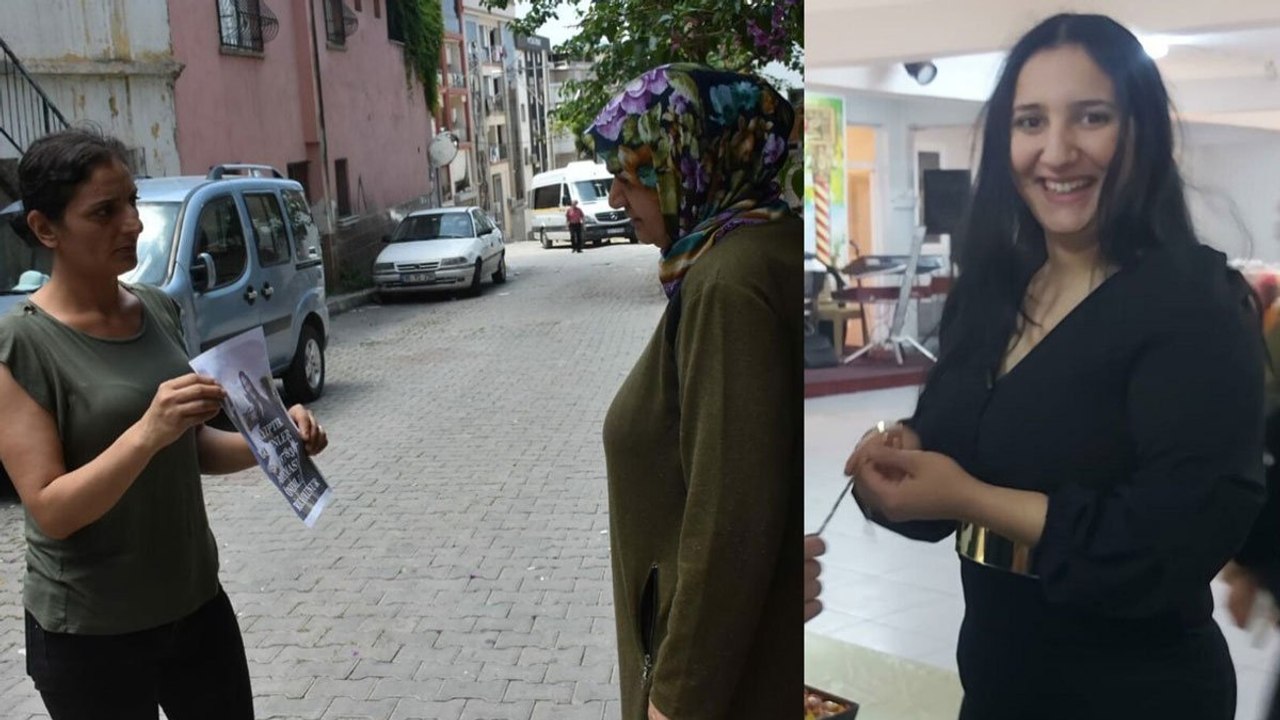 Elinde afişlerle sokak sokak kayıp kızını arıyor