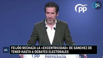 Feijóo rechaza la «excentricidad» de Sánchez de tener hasta 6 debates electorales