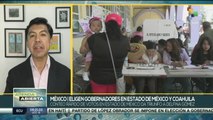 Mexicanos eligen gobernadores en Estado de México y Coahuila