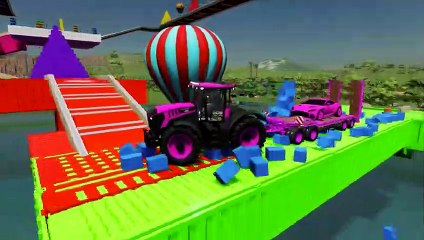 LOAD ASTON MARTIN CARS & TRANSPORT WITH JCB TRACTORS - Farming Simulator 22