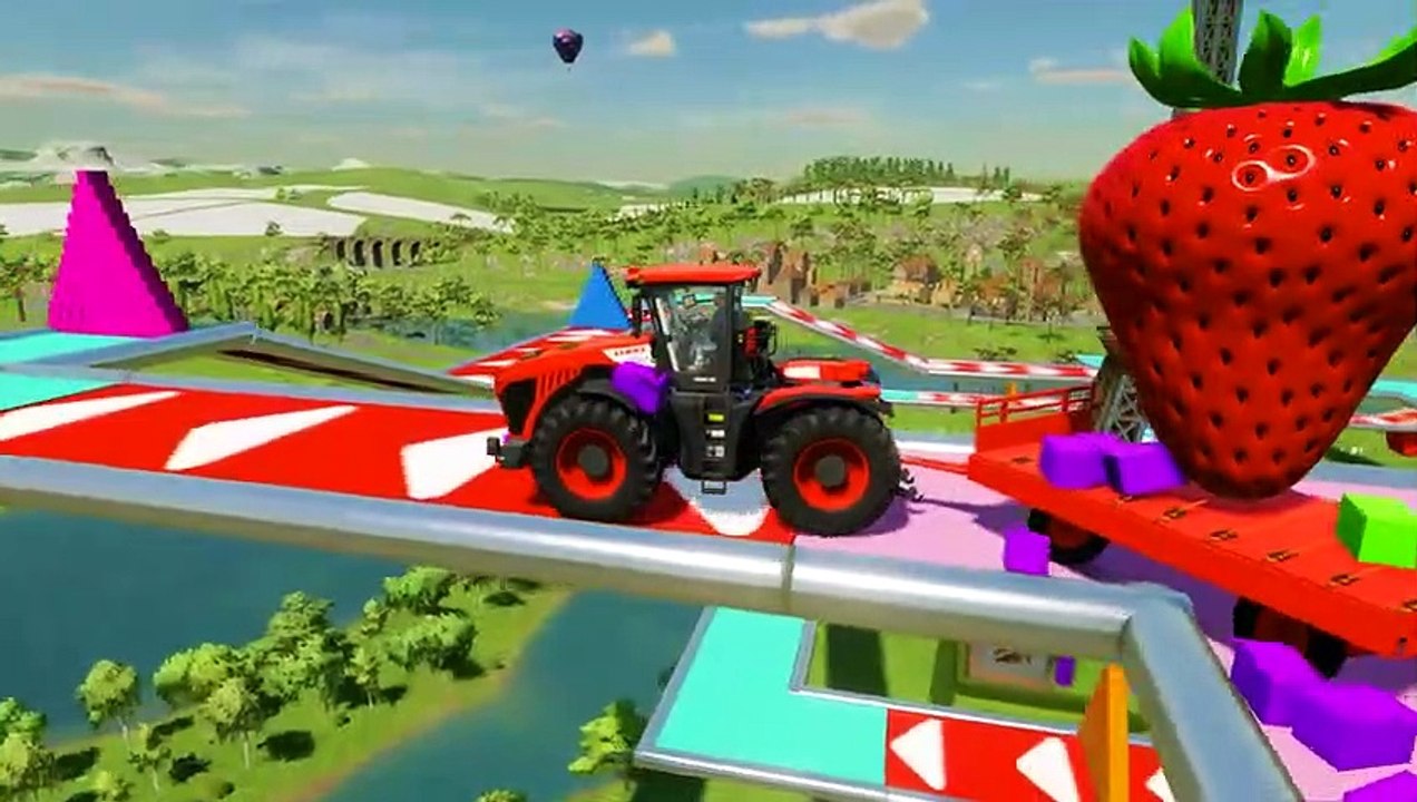 Farming Simulator 22 LOAD STRAWBERRY WITH FORKLIFT & TRANSPORT WITH CLAAS TRACTORS