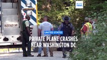 No survivors found in wreckage of unresponsive US plane that crashed in Virginia
