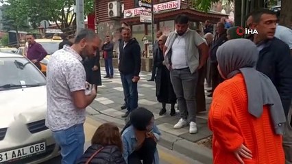 Yaya geçidinden geçen genç kıza otomobil çarptı