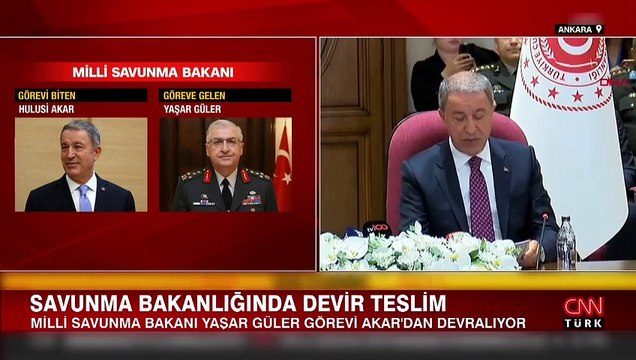 Milli Savunma Bakanlığı'nda devir teslim töreni! Yaşar Güler'in ilk sözleri: Önceliğimiz terörle mücadele olacak