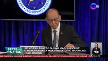 SSS at GSIS, puwede pa ring mag-'subscribe' o mamuhunan sa mga proyekto ng Maharlika-- Sec. Diokno | SONA