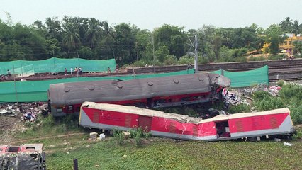 El servicio de trenes se reanuda en India 51 horas después de mortífero accidente