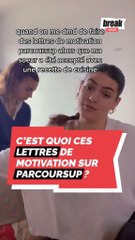C'est quoi ces lettres de motivation sur Parcoursup ?