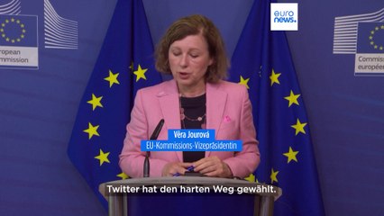 Kampf gegen Desinformation: EU sieht Twitter auf "Konfrontationskurs"