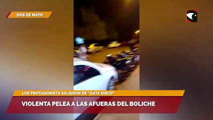 Violenta pelea a las afueras del boliche