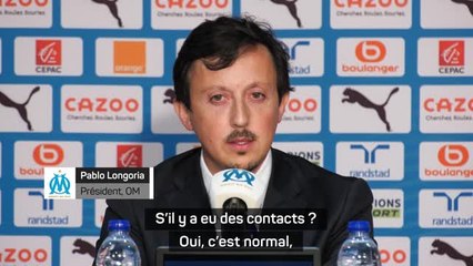 Скачать видео: Marseille - Longoria confirme avoir déjà des contacts avec des entraîneurs