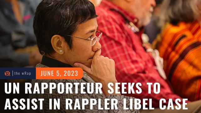 UN rapporteur seeks to provide insights on Maria Ressa’s pending libel case