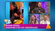 Ricardo Arjona sorprende a fan con videollamada