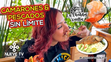  Camarones &  Pescado Sin límite en "Pescados y Mariscos Enrique" - La Chubby Vuelta de NueveTV en San Luis Potosí