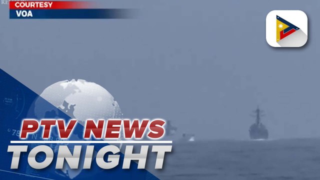 Video footage shows U.S., China warships' close encounter in Taiwan strait