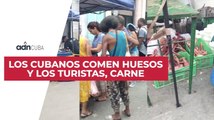 El pueblo cubano come huesos y los turistas, carne