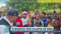 Derrumbe en mina de Venezuela deja al menos 12 personas muertas