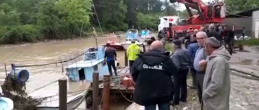Sinop'ta 3 tekne alabora oldu