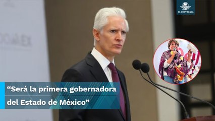 Alfredo del Mazo, gobernador del Edomex  felicita a Delfina Gómez por triunfo