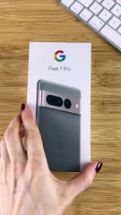 google pixel 7 pro unboxing