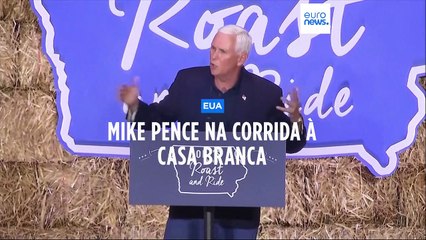 Ex-vice-presidente de Donald Trump na corrida à Casa Branca
