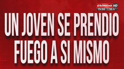 Un joven se prendió fuego a sí mismo: quiso invocar a Dios