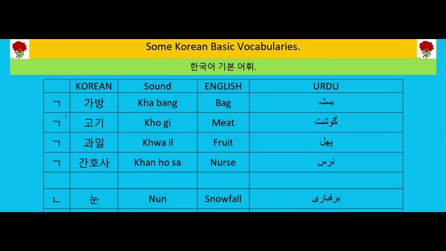 Korean language class-8 | Basic Korean vocabulary | korean word meaning | korean alfaz mani | korean vocab for topik | korean words meaning in urdu