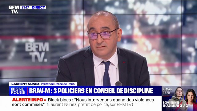 Policiers de la Brav-M en conseil de discipline: Les choses sont allées très vite, comme nous nous y étions engagés avec le ministre de l'Intérieur , explique Laurent Nuñez