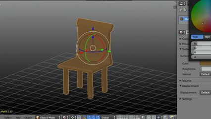Chair Speed Build in Blender