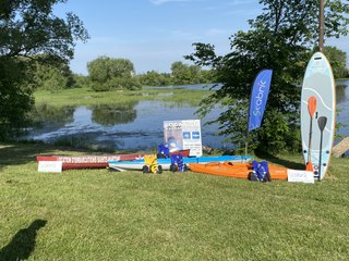 On teste une embarcation de SCABRIC sur la rivière Châteauguay
