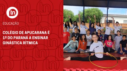 Colégio de Apucarana é 1º do Paraná a ensinar ginástica rítmica; veja