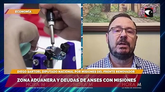 El diputado Diego Sartori adelantó avances sobre la zona aduanera y las deudas de ANSES con Misiones
